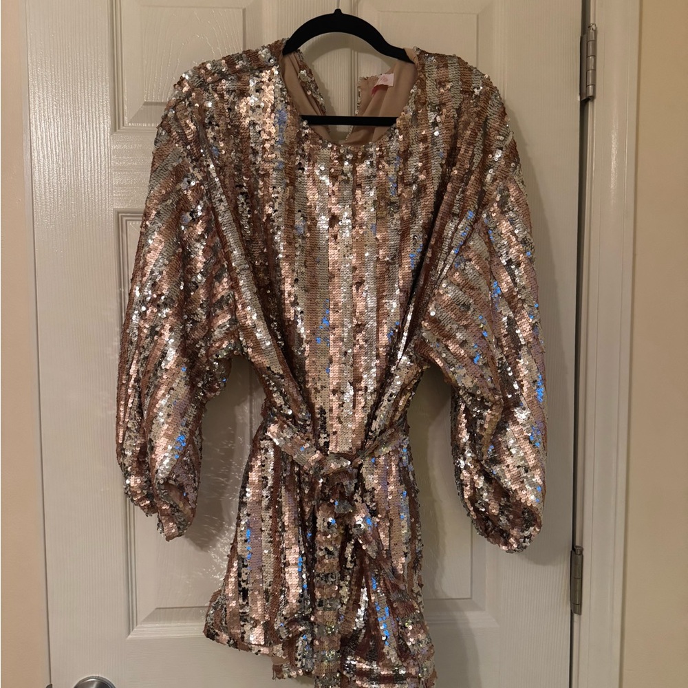 Pink Lily Sequin Embellished Dress